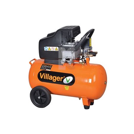 VILLAGER kompresor VAT-50L (50L,8 bar,206L/min,1,5kW)