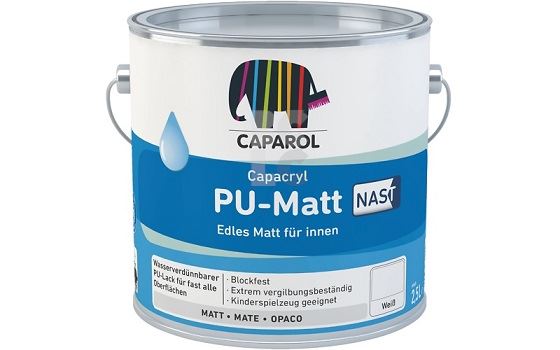 CAPAROL CAPACRYL NAST PU-MATT -  poliuretansko-akrilni lak za unutra