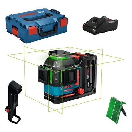 BOSCH Expert nivelir laserski EXLL18V-120-33CG, 18v, punjač, L Box