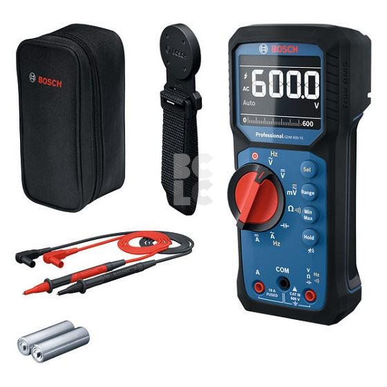BOSCH multimetar GDM 600-15 +2 x baterija + torbica + MH1 držač