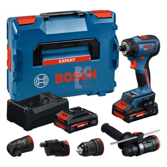 BOSCH EXPERT aku bušilica-izvijač EXSR18V-90FC;2x4,0Ah EXBA;4 FC nastavka;L-BOXX
