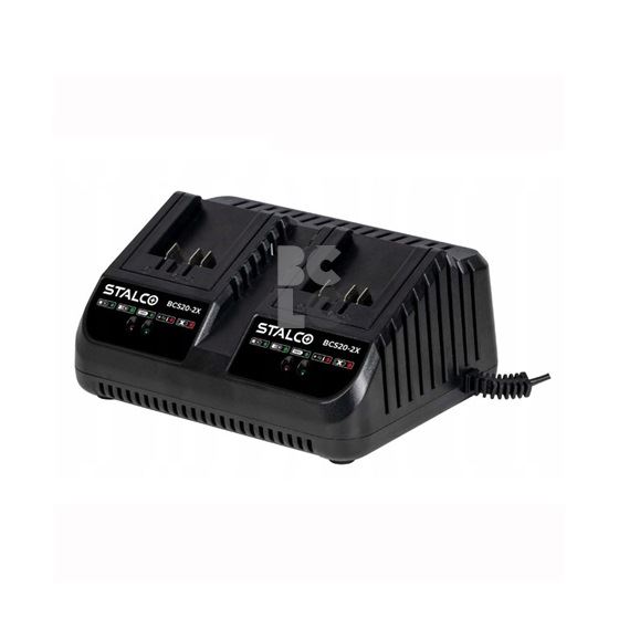 STALCO PUNJAČ BATERIJA DUPLI BCS20 2*4A
