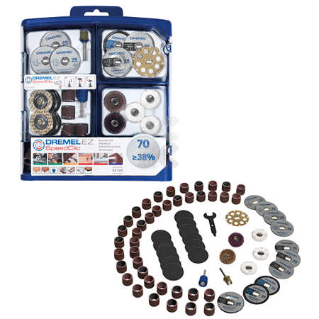 DREMEL Set pribora EZ SpeedClic 70 kom