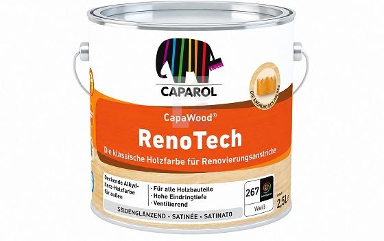 CAPAROL CapaWood RenoTech – alkidna boja za obnovu drvenih površina