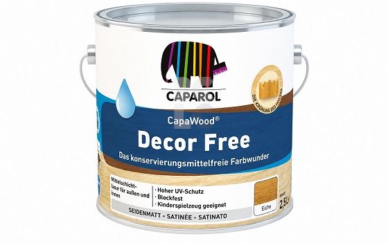 CAPAROL CapaWood Decor Free Farblos – bezbojna lazura za zaštitu drva