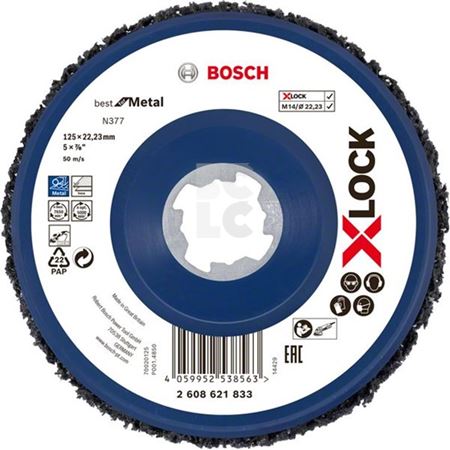 BOSCH Disk za čišćenje N377 metal 125mm