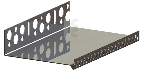 ROFIX ALU COKL 100mm/250cm - završni profil U oblika