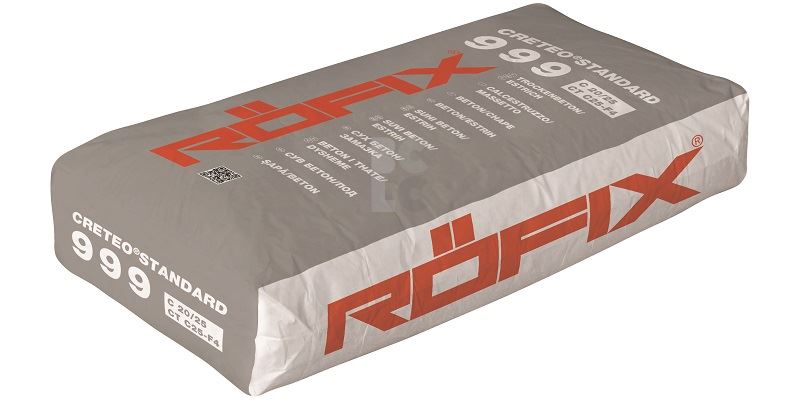 ROFIX CRETEO STANDARD 999 - Beton/Estrih C20/25 – CT C25-F4