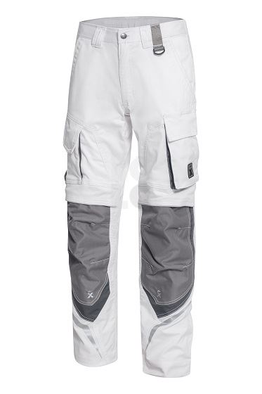 Hlače Activ Pro Stretch bijelo-sive
