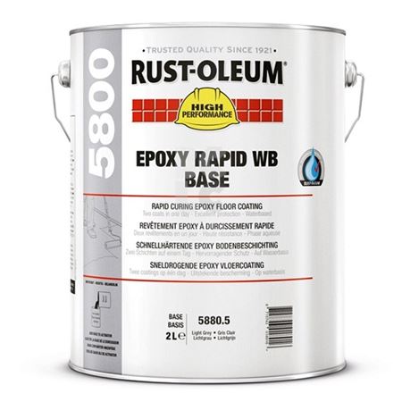 RUSTOLEUM 5800 2K epoksi podni premaz na bazi vode RAL7035 sjajni komplet 5l