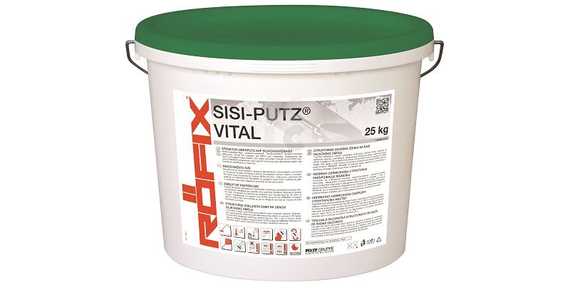 ROFIX SISI-PUTZ VITAL ŽBUKA 1,5 mm V - silikonsko-silikatna završna žbuka