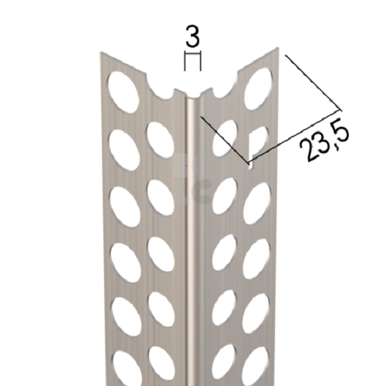 PROTEKTOR Alu kutnik 2,0m 0,45mm 9078