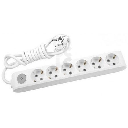 PRODUŽNI KABEL 3x1,5mm 6 RUPA+prekidač PANASONIC