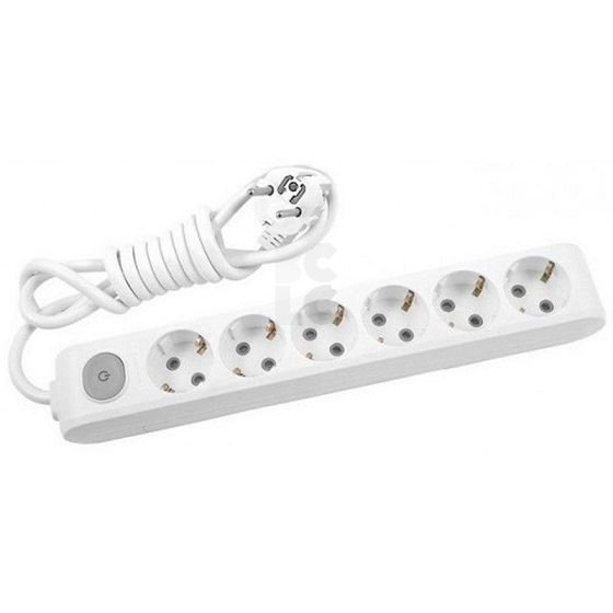 PRODUŽNI KABEL 3x1,5mm 6 RUPA+prekidač PANASONIC