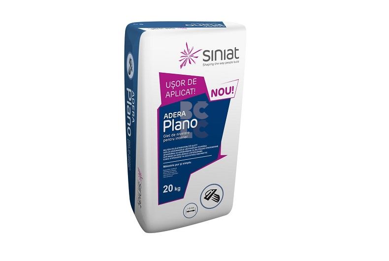 SINIAT ADERA PLANO - gips masa za izravnavanje 1-8mm