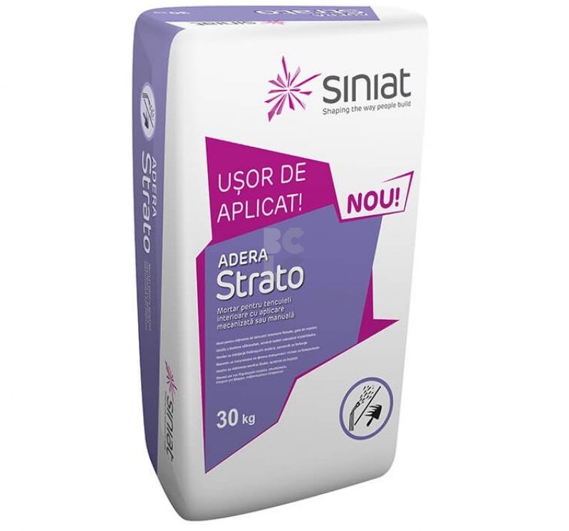SINIAT ADERA STRATO - gipsana strojna žbuka 7-40mm