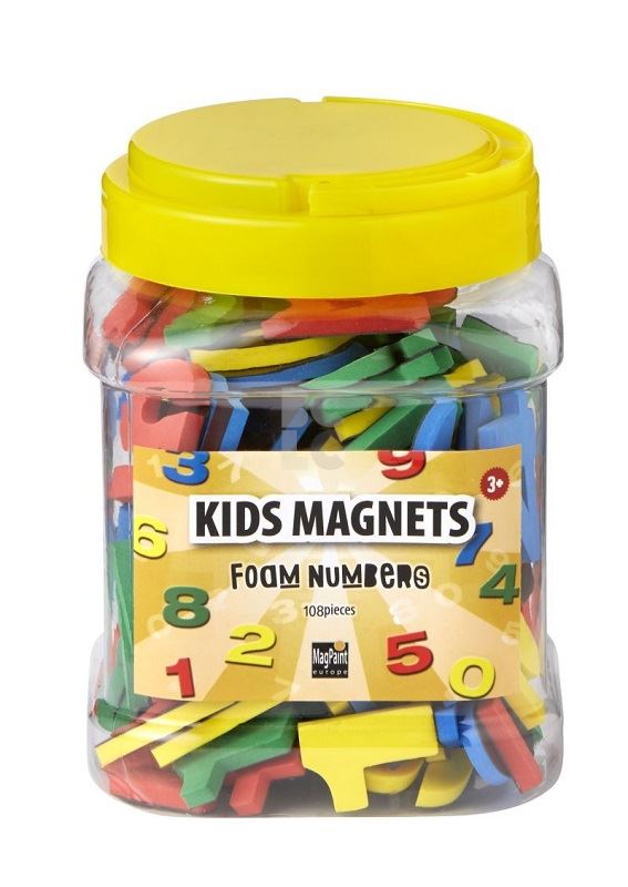 MAGPAINT MAGNETNA SPUŽVA SET 100 kom - brojevi od spužve