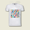 BČLĆ T-shirt, bijela, full color pattern