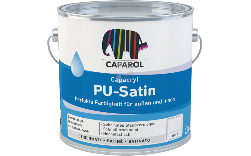 CAPAROL CAPACRYL PU-SATIN -  akrilni lakovi za vanjske i unutarnje radove