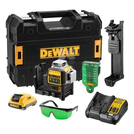 DEWALT Križno linijski laser 10,8 V zelena linija DCE089D1G