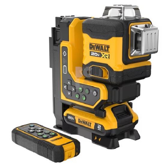 DEWALT aku laserski nivelir 18V – zelena linija 3×360°