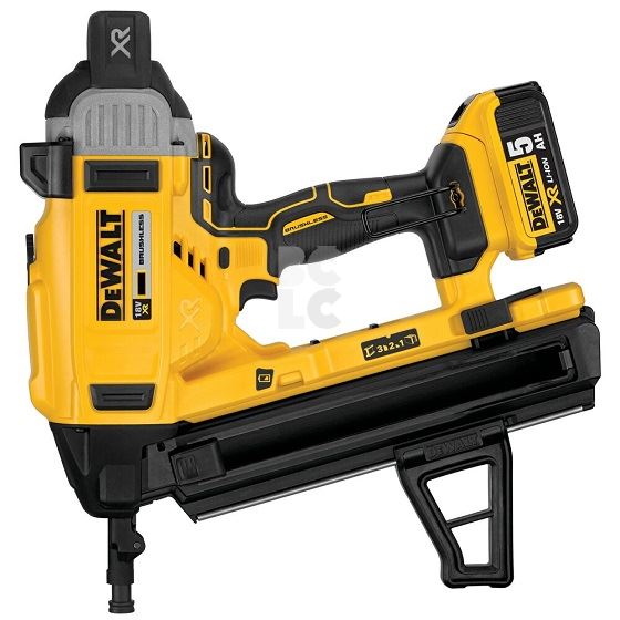 DEWALT DCN890P2 aku čavlerica za beton i čelik 18V XR 2x5,0Ah s punjačem
