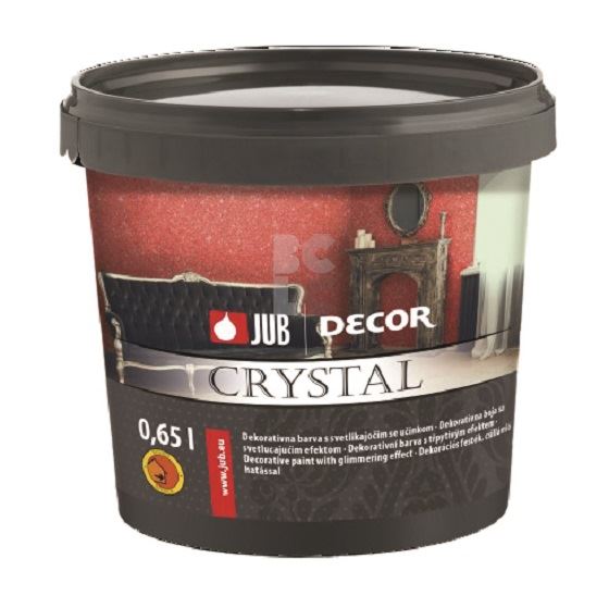 DECOR CRYSTAL - dekorativna boja sa svjetlucavim efektom