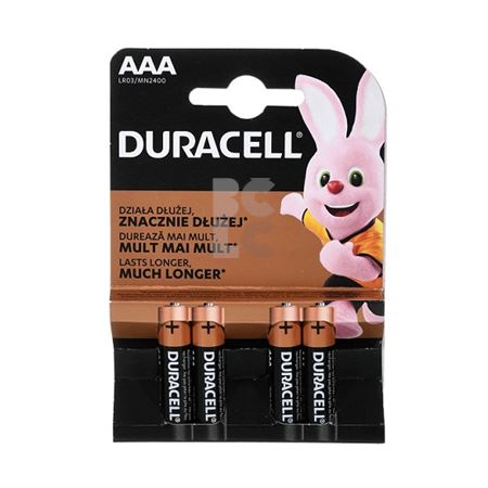 DURACELL BASIC AAA K4 DURALOCK