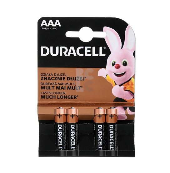 DURACELL BASIC AAA K4 DURALOCK