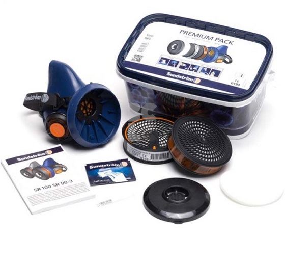 POLUMASKA SUNSTROM SR 100 SILIKON+FILTERSR 217 A1+SR510+PREDFILTER SR221