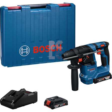BOSCH Aku bušaći čekić GBH 18V-18, 2x 2Ah bat., kovčeg za obrtnike