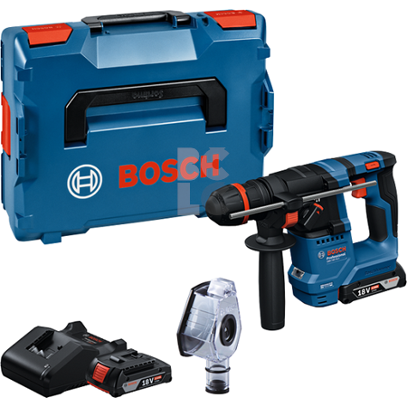 BOSCH Aku bušaći čekić GBH 18V-18 X, 2x 2Ah bat., LBOXX
