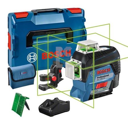 BOSCH Nivelir laserski GLL3-80CG Li-ion +držač BM1 + CP+L-BOXX