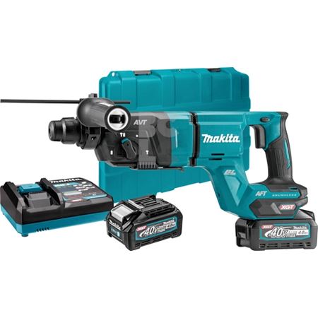 MAKITA Aku udarni čekić XGT HR007GM201 (40V, sds-plus, BL, 4.8kg, 3.0J, 2x4Ah)