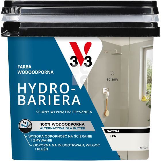 V33 Hydrobariera – Vodootporna boja za kupaonice i tuš kabine