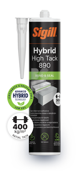 SIGILL HYBRID High Tack 890 -  BIJELI 290 ML