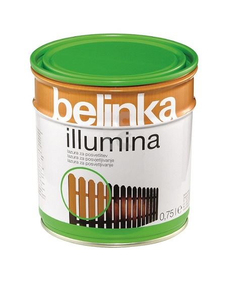 BELINKA ILLUMINA - lazurni premaz za posvjetljivanje tamnih drvenih površina