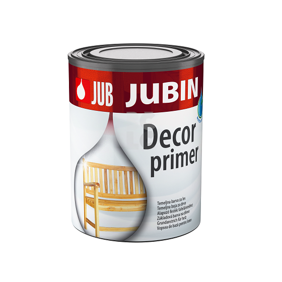 JUBIN DECOR PRIMER - temeljni premaz za drvo koji blokira prodor tanina
