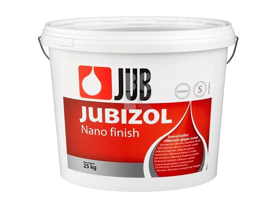 JUBIZOL NANO FINISH S - samočisteća silikonska zaglađena žbuka