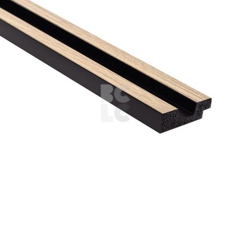 ZIDNI PANEL Stretto LAMELLI L0102L, 270 cm, svjetli hrast - lijevi profil