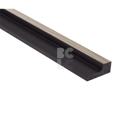 ZIDNI PANEL Stretto LAMELLI L0103R, 270 cm, sivi hrast - desni profil