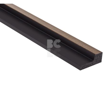 ZIDNI PANEL Stretto LAMELLI L0104R, 270 cm, tamni hrast - desni profil