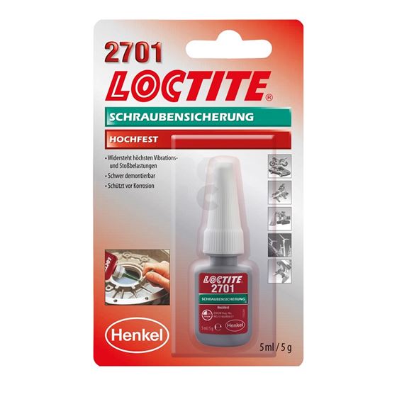 LOCTITE 2701 osigurač vijaka ne demontažni 5ml