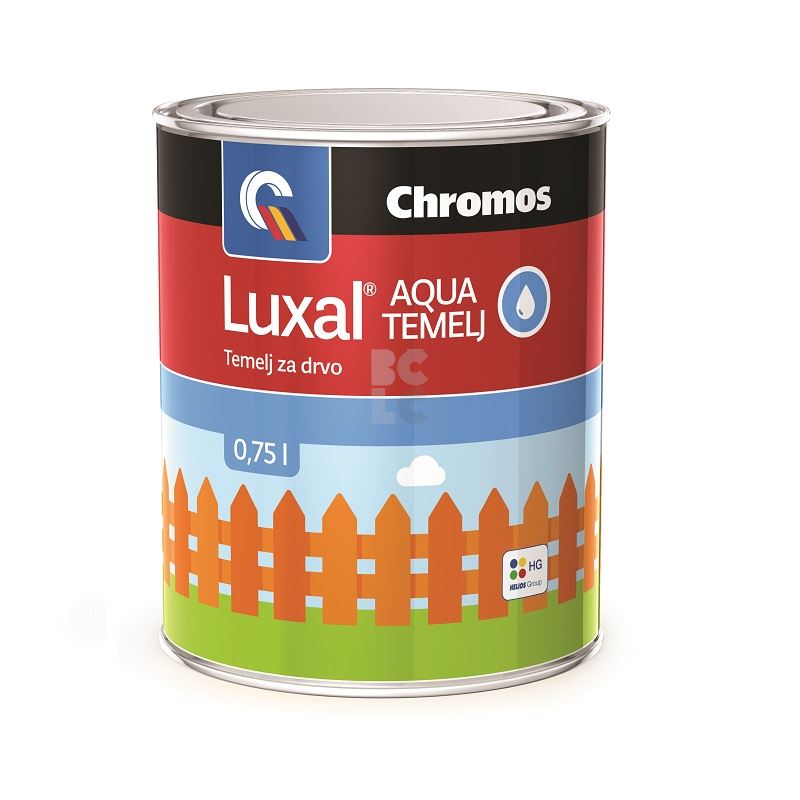CHROMOS LUXAL AQUA - temeljna boja za zaštitu drva