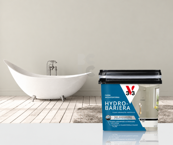 V33 Hydrobariera – Vodootporna boja za kupaonice i tuš kabine