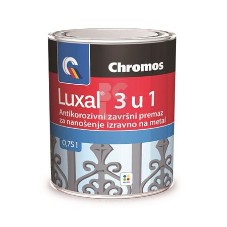 CHROMOS LUXAL 3 u1 - antikorozivni zaštitni premaz za nanošenje izravno na metal