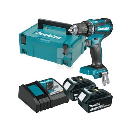 MAKITA Aku buš-odvijač DDF485RFJ(18V,Li-ION,BL,2X3,0Ah)