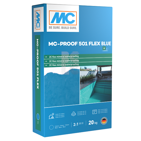 MC PROOF 501Flex Blue 2K polimercementna hidroizolacija