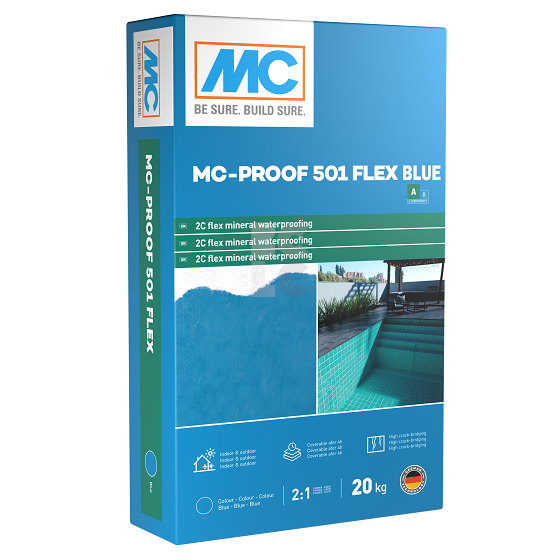 MC PROOF 501Flex Blue 2K polimercementna hidroizolacija