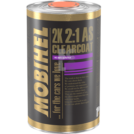 MOBIHEL 2K 2:1 Bezbojni lak anti scratch 0,5 l CLEARCOAT